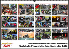 Fireblade-Forum Member-Kalender 2014