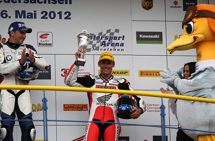 Pokal fr Platz 3: Karl Muggeridge 