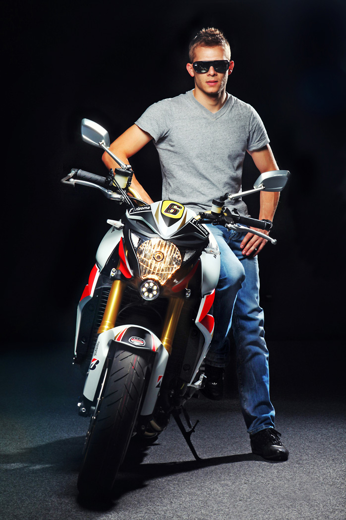 MotoGP-Star Stefan Bradl und die CB1000R LCR Edition