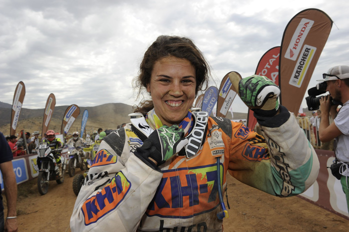 Laia Sanz wurde beste Frau bei der Dakar
