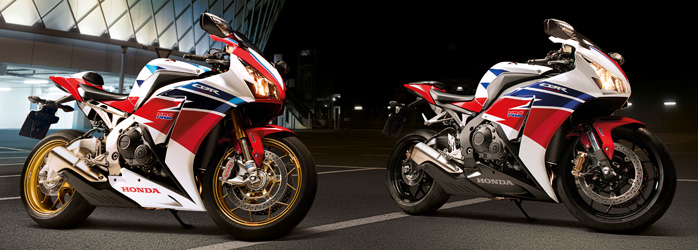 Supersport vom Feinsten: Total Control mit Fireblade und Fireblade SP (links)