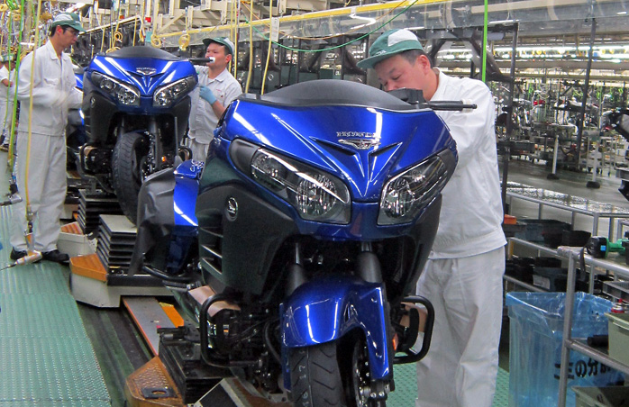Das 300.000.000 Motorrad von Honda: eine Gold Wing