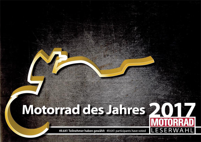 Motorrad des Jahres 2017 -  Honda unter den Gewinnern! 1.Platz für die CRF1000L Africa Twin