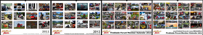 Fireblade-Forum Member Kalender 2015
