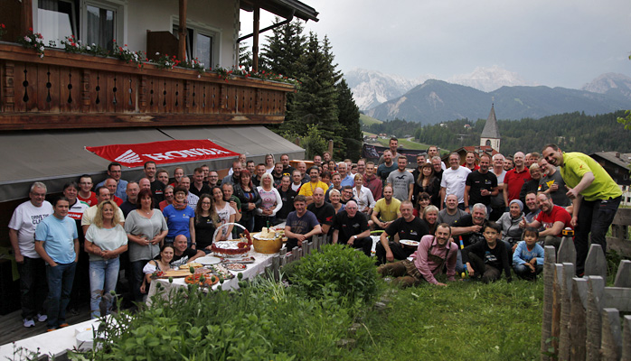 Die Truppe am vorletzten Abend des 12.Fireblade-Touren-Treffen 2017