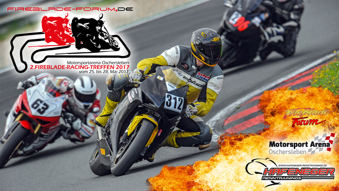 2.Fireblade-Racing-Treffen vom 25. bis 28.Mai 2017 in Oschersleben