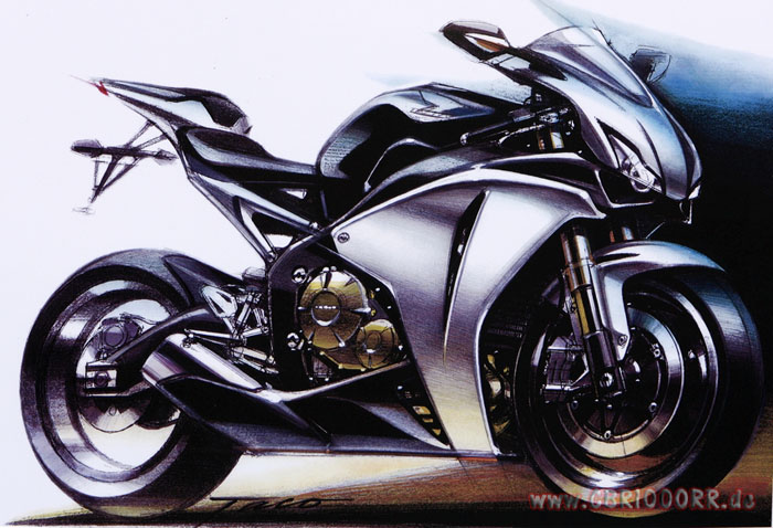 Konzept der CBR1000RR Fireblade 2008