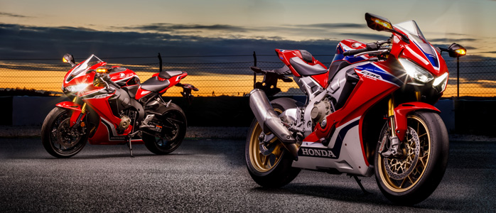 Beide sind ab Februar lieferbar - die Standard Fireblade und SP-Version