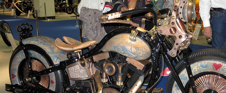 Tattoo-Bike im Rahmen der AMD World Championships 2014